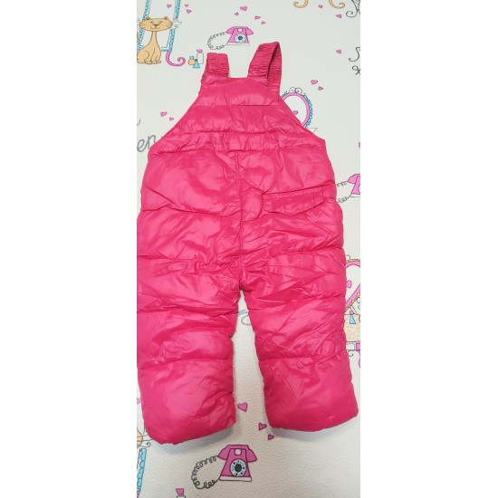 Детски зимен шушляков гащеризон в цикламено розово Детски зимен шушляков гащеризон в цикламено розово