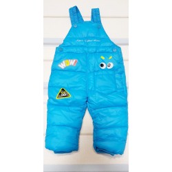 Бебешки зимен шушляков гащеризон в светло синьо