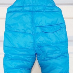 Бебешки зимен шушляков гащеризон в светло синьо Бебешки зимен шушляков гащеризон в светло синьо