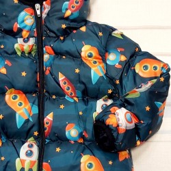 Детско зимно яке с качулка КОСМОС Детско зимно яке с качулка КОСМОС