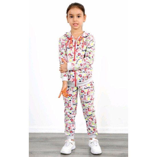 Леко ватиран спортен комплект с Еднорози