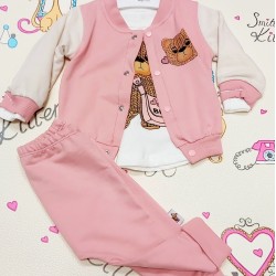 Бебешки комплект с якенце  PINKY