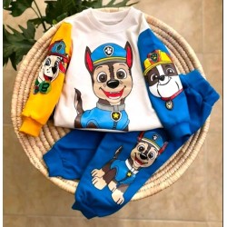Детски памучен комплект с кучетата от Пес Патрул
