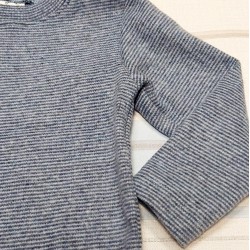 Ватирано меко бебешко боди в тъмносиньо райе Ватирано меко бебешко боди в тъмносиньо райе