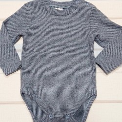 Ватирано меко бебешко боди в тъмносиньо райе Ватирано меко бебешко боди в тъмносиньо райе
