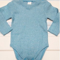 Ватирано меко боди в светло синьо райе Ватирано меко боди в светло синьо райе