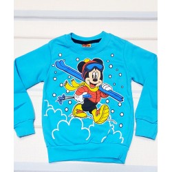 Детска ватирана блуза с Мики скиор
