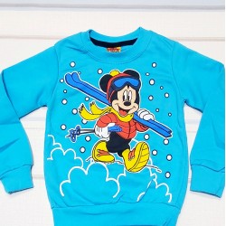 Детска ватирана блуза с Мики скиор Детска ватирана блуза с Мики скиор
