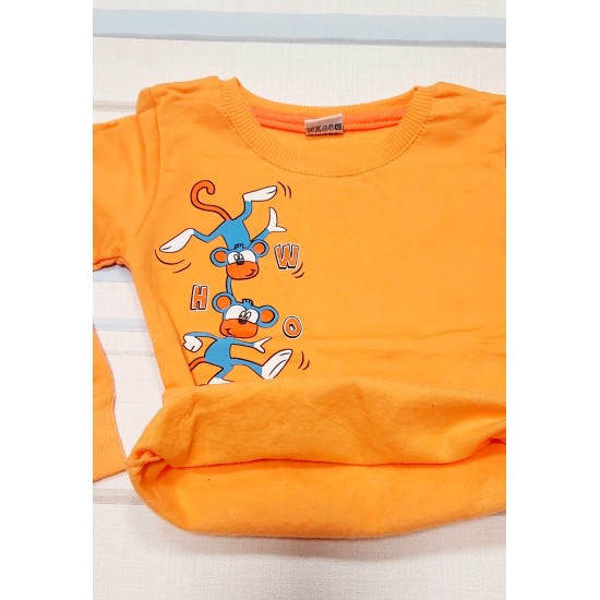 Детска ватирана блуза  Monkeys