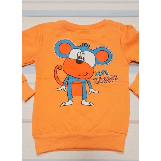 Детска ватирана блуза  Monkeys