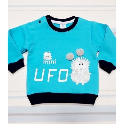 Бебешка ватирана блузка в светло синьо