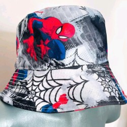 Лятна детска памучна шапка Спайдърмен 3-6г