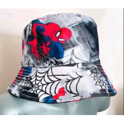 Лятна детска памучна шапка Спайдърмен 3-6г