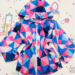 Цветно детско пролетно есенно яке с пеперуда