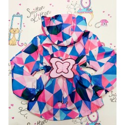 Цветно детско пролетно есенно яке с пеперуда