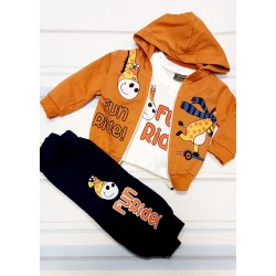 Бебешки спортен комплект 3 части Жираф Бебешки спортен комплект 3 части Жираф