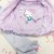 Ватиран детски комплект в лилаво с елек ,,Hello Kitty