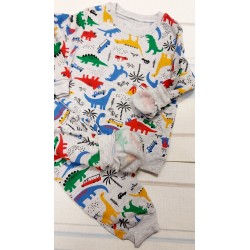 Детски леко ватиран комплект с динозаври