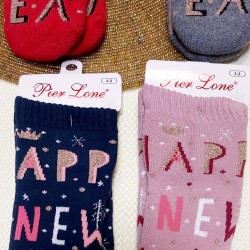Коледни детски термо чорапи HAPPY NEW YEAR Коледни детски термо чорапи HAPPY NEW YEAR