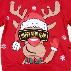 Коледна детска блуза с лос от лека вата Коледна детска блуза с лос от лека вата