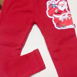 Детски Коледен клин в червено с Дядо Коледа Детски Коледен клин в червено с Дядо Коледа