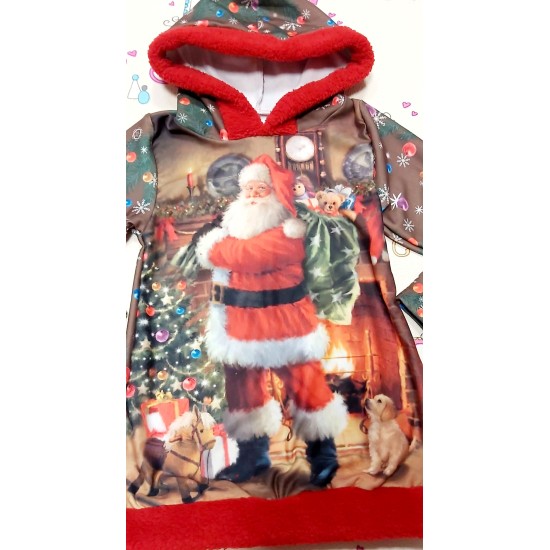Коледна детска рокля ,,Дядо Коледа