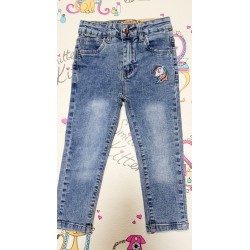 Детски сини дънки с еднорог Детски сини дънки с еднорог