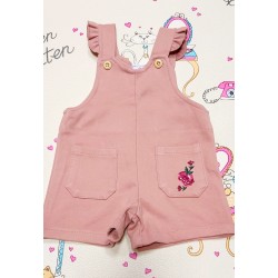 Детски розов сукман с бродерия Детски розов сукман с бродерия