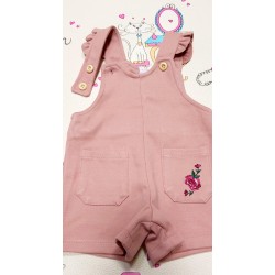 Детски розов сукман с бродерия