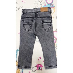 Детски сиви дънки на червени рози Детски сиви дънки на червени рози