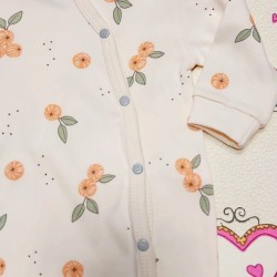 Бебешки гащеризон с шапка на портокали