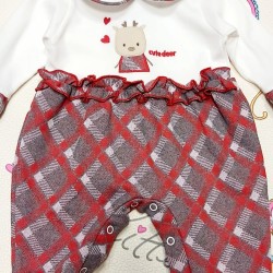 Бебешки гащеризон с Еленче с яка