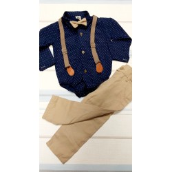 Детски елегантен комплект с тиранти  Джентълмен