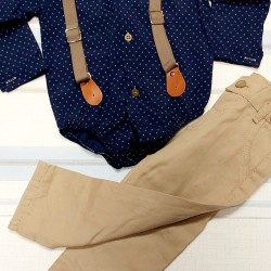Детски елегантен комплект с тиранти Джентълмен Детски елегантен комплект с тиранти Джентълмен