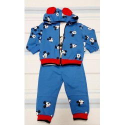 Спортен бебешки комплект от 3 части Мики 6м-18м Спортен бебешки комплект от 3 части Мики 6м-18м