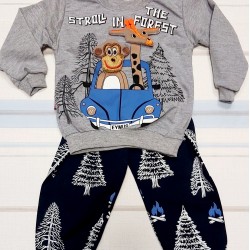 Детски комплект с маймунка и жираф