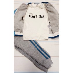 Детски комплект от 3 части  Мечо с яке
