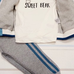 Детски комплект от 3 части  Мечо с яке