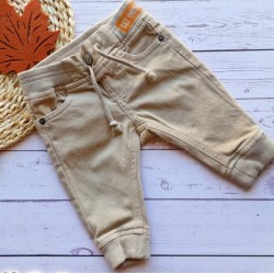 Бебешки дънки в бежово 3м-12м Бебешки дънки в бежово 3м-12м