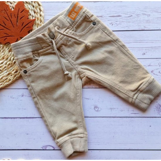 Бебешки дънки в бежово 3м-12м