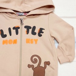 Бебешки бежов суичър Little Monkey Бебешки бежов суичър Little Monkey