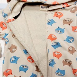 Детски суичър с животни и качулка Детски суичър с животни и качулка