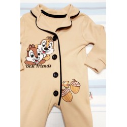 Гащеризон в бежово с яка Катерички Гащеризон в бежово с яка Катерички