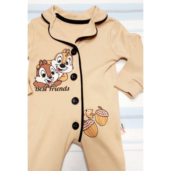 Гащеризон в бежово с яка Катерички Гащеризон в бежово с яка Катерички