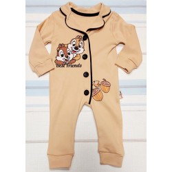 Гащеризон в бежово с яка Катерички Гащеризон в бежово с яка Катерички