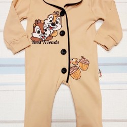 Гащеризон в бежово с яка Катерички Гащеризон в бежово с яка Катерички