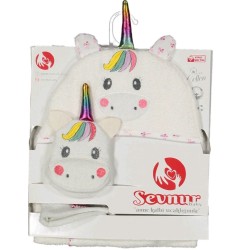 Луксозна бебешка хавлия  Еднорог