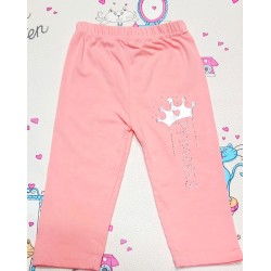 Детска розов летен клин с корона