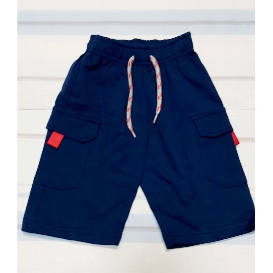 Къси детски тъмносини летни панталони