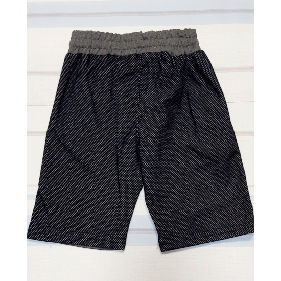 Къси летни панталони момче в тъмносиньо и сиво